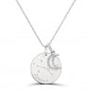 Collier personnalisé signe astrologique avec constellation gravée sur la médaille