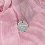 Collier personnalisé dessin pieds de bébé, argent