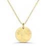 Collier personnalisé arbre de vie en plaqué or