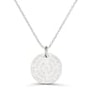 Collier personnalisé dessin liste prénoms, argent