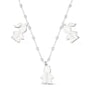 Collier personnalisé avec charms fille/garçon, argent