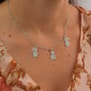 Collier personnalisé avec charms fille/garçon, argent