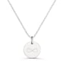 Collier personnalisé dessin infini, argent