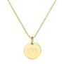 Collier personnalisé dessin Oeil de protection, plaqué or