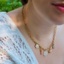 Collier charms personnalisé, acier inoxydable