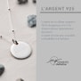 Collier personnalisé enfant Argent 3 plaques à graver