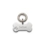 Médaille os empreinte ajourée pour chien, argenté