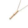 Collier personnalisé barre secrète, femme