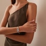 Bracelet Jonc acier & charm Coeur