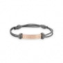 Bracelet Cordon Plaque Femme Personnalisable