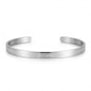 Bracelet Jonc Homme Personnalisé – Minimaliste, Argenté