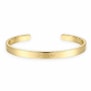 Bracelet Jonc Homme Personnalisé – Minimaliste, Doré